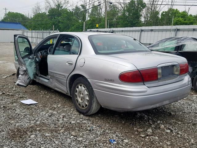 1G4HR54KX2U173730 - 2002 BUICK LESABRE LI SILVER photo 3