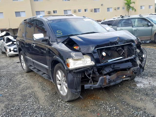 5N3ZA0NF9AN903238 - 2010 INFINITI QX56 BLACK photo 1