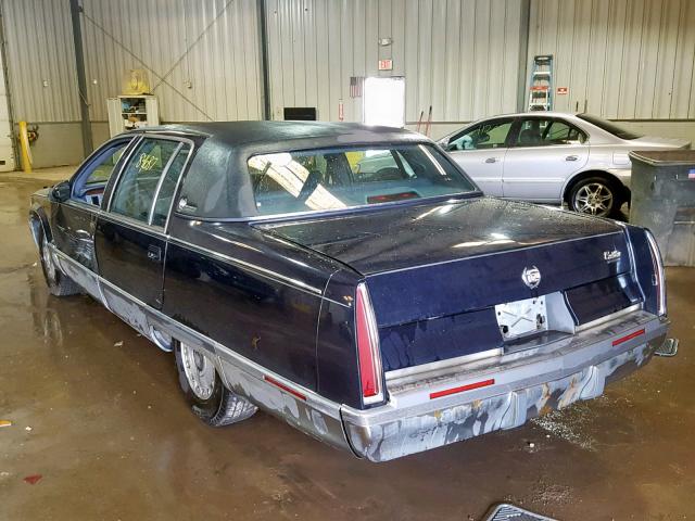 1G6DW52P3TR709581 - 1996 CADILLAC FLEETWOOD BLUE photo 3