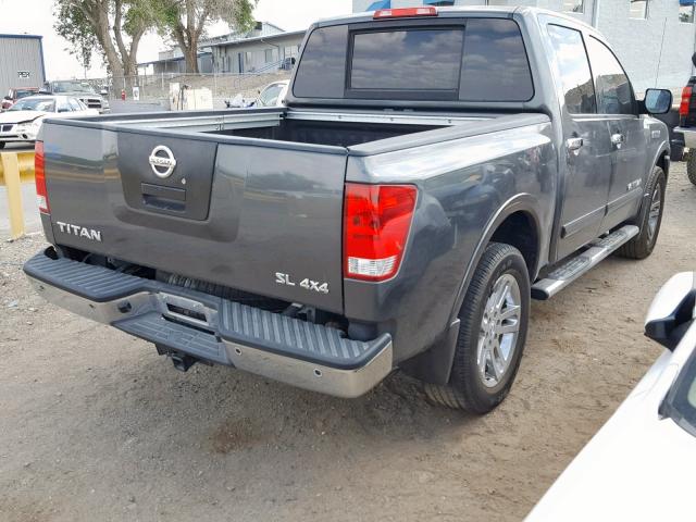 1N6AA0EC2BN322047 - 2011 NISSAN TITAN S CHARCOAL photo 4