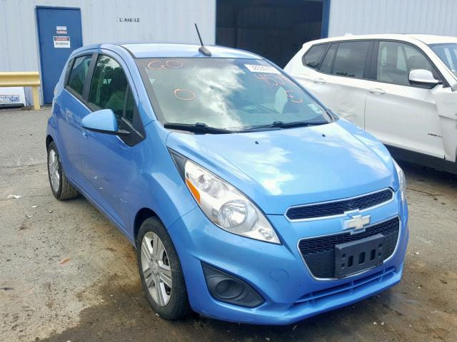 KL8CB6S96EC415392 - 2014 CHEVROLET SPARK LS BLUE photo 1