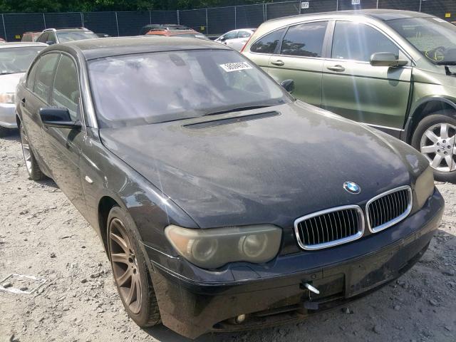 WBAGN63584DS52441 - 2004 BMW 745 BLACK photo 1