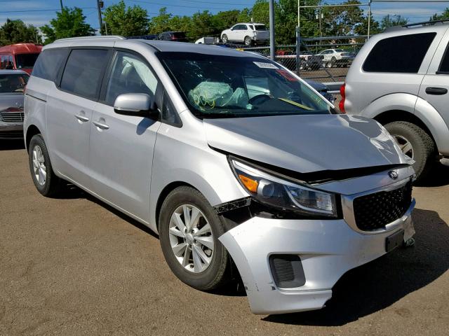 KNDMB5C10G6144412 - 2016 KIA SEDONA LX WHITE photo 1