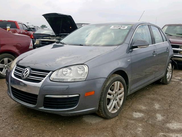 3VWEF71K87M171497 - 2007 VOLKSWAGEN JETTA WOLF GRAY photo 2