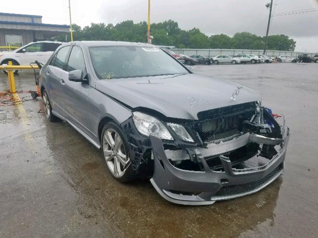 WDDHF5KB9DA772614 - 2013 MERCEDES-BENZ E 350 GRAY photo 1