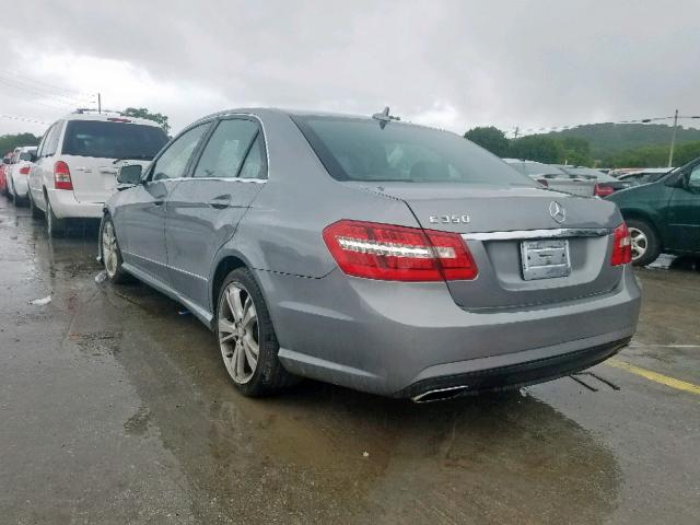 WDDHF5KB9DA772614 - 2013 MERCEDES-BENZ E 350 GRAY photo 3