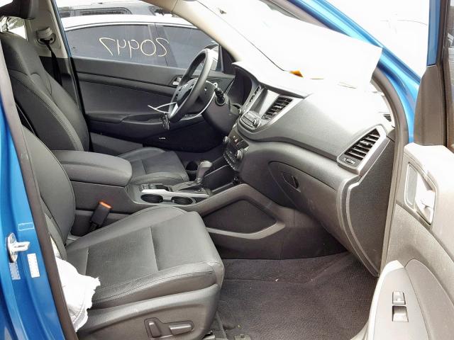 KM8J3CA20JU739548 - 2018 HYUNDAI TUCSON VAL BLUE photo 5