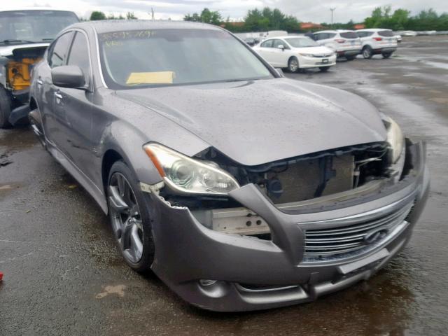 JN1AY1AR3BM570590 - 2011 INFINITI M56 X GRAY photo 1