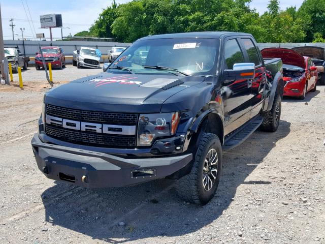 1FTFW1R66EFB98075 - 2014 FORD F150 SVT R BLACK photo 2