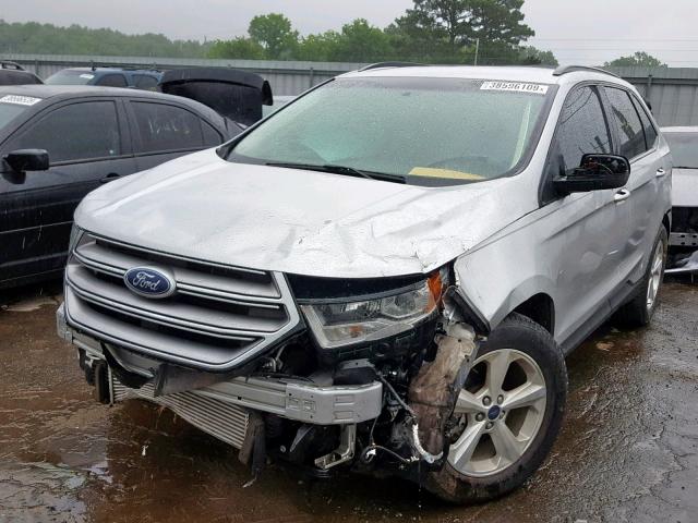 2FMPK3G99GBC17291 - 2016 FORD EDGE SE SILVER photo 2