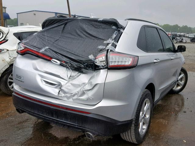 2FMPK3G99GBC17291 - 2016 FORD EDGE SE SILVER photo 4