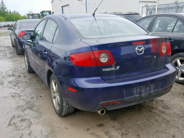 JM1BK12F161432075 - 2006 MAZDA 3 I BLUE photo 3