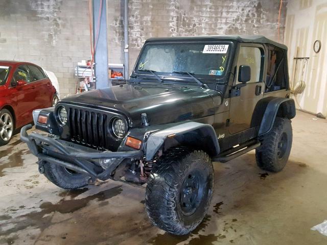 1J4FA291X6P715294 - 2006 JEEP WRANGLER / BLACK photo 2