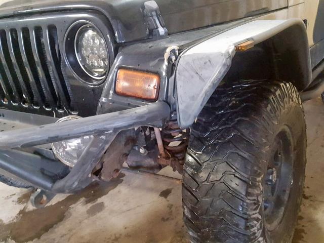 1J4FA291X6P715294 - 2006 JEEP WRANGLER / BLACK photo 9