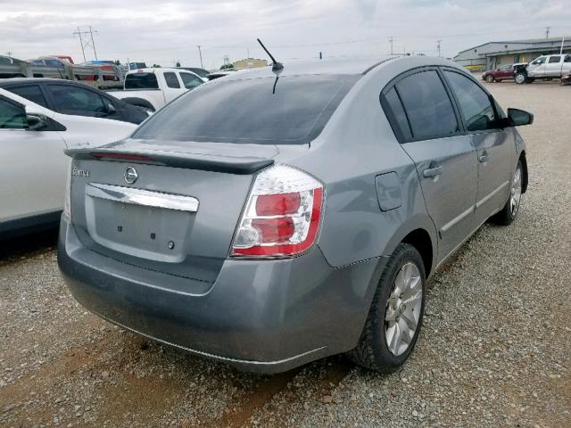 3N1AB6AP5BL658824 - 2011 NISSAN SENTRA 2.0 SILVER photo 4