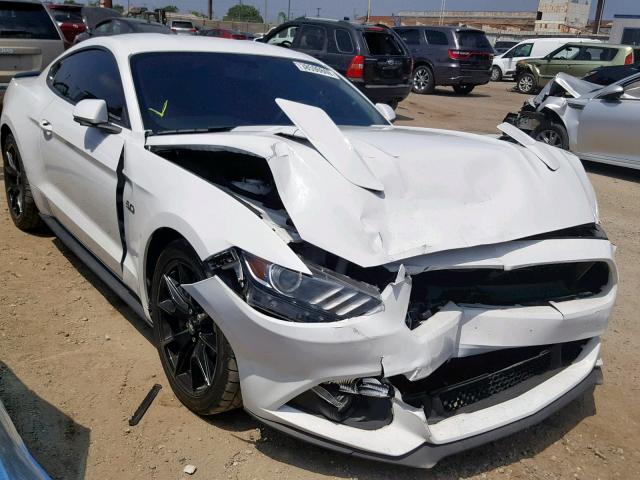 1FA6P8CF9H5266111 - 2017 FORD MUSTANG GT WHITE photo 1