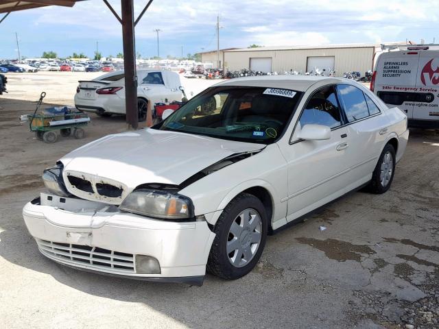 1LNHM86S95Y630411 - 2005 LINCOLN LS WHITE photo 2