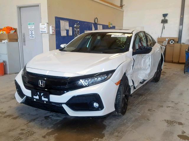 SHHFK7H98KU211322 - 2019 HONDA CIVIC SPOR WHITE photo 2