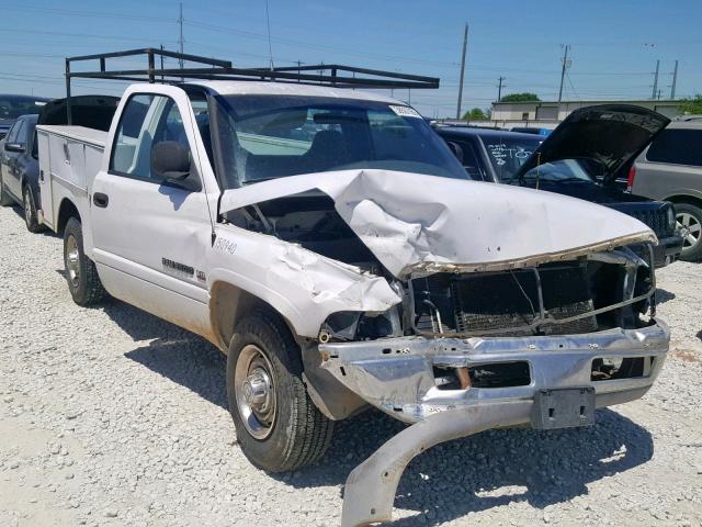 3B6KC26Z21M286647 - 2001 DODGE RAM 2500 WHITE photo 1