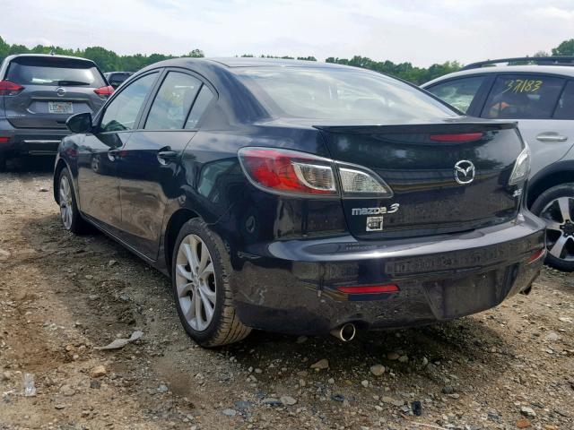 JM1BL1W6XB1364117 - 2011 MAZDA 3 S BLACK photo 3