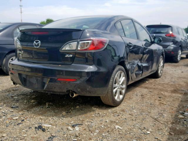 JM1BL1W6XB1364117 - 2011 MAZDA 3 S BLACK photo 4