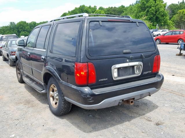 5LMFU28AX1LJ02664 - 2001 LINCOLN NAVIGATOR BLACK photo 3