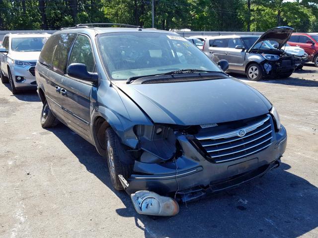 2A8GP64L37R359143 - 2007 CHRYSLER TOWN & COU TURQUOISE photo 1