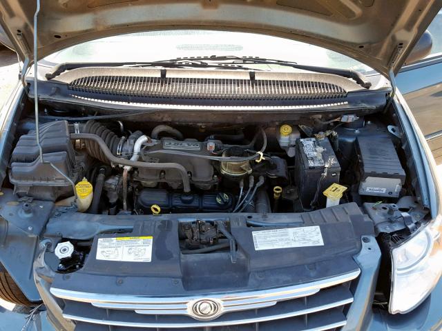 2A8GP64L37R359143 - 2007 CHRYSLER TOWN & COU TURQUOISE photo 7