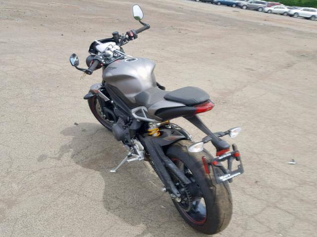 SMTA464S2JT862192 - 2018 TRIUMPH MOTORCYCLE STREET TRI BLACK photo 3