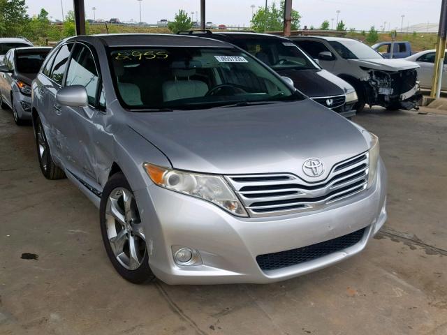 4T3ZK3BB6AU022955 - 2010 TOYOTA VENZA SILVER photo 1