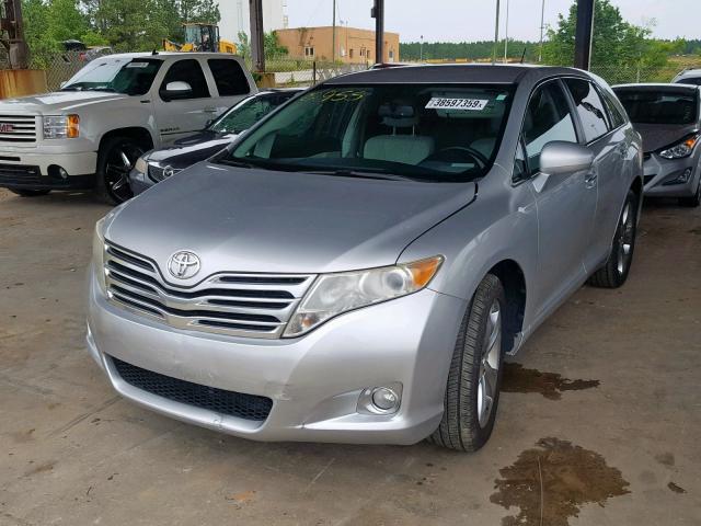 4T3ZK3BB6AU022955 - 2010 TOYOTA VENZA SILVER photo 2