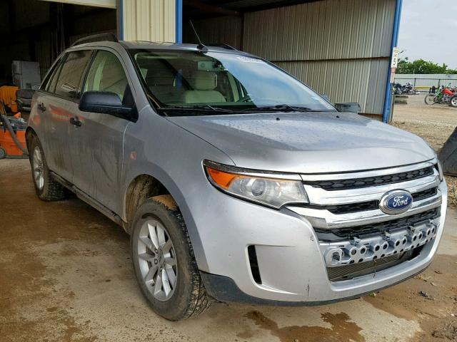 2FMDK3GC1DBB11184 - 2013 FORD EDGE SE SILVER photo 1