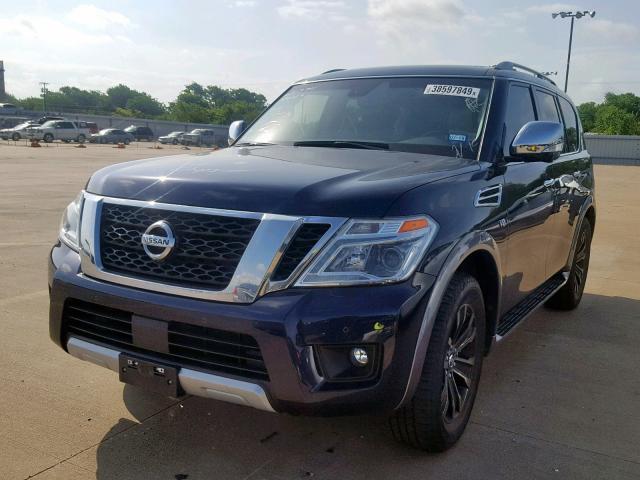 JN8AY2NFXH9302297 - 2017 NISSAN ARMADA PLA BLUE photo 2