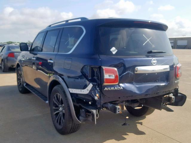 JN8AY2NFXH9302297 - 2017 NISSAN ARMADA PLA BLUE photo 3