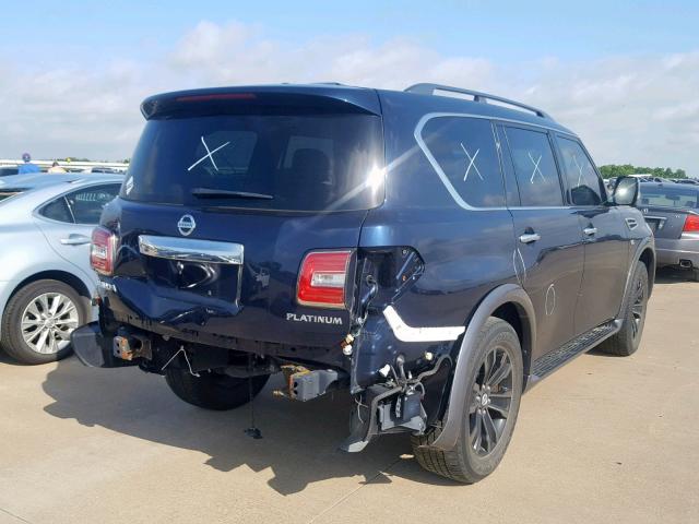 JN8AY2NFXH9302297 - 2017 NISSAN ARMADA PLA BLUE photo 4