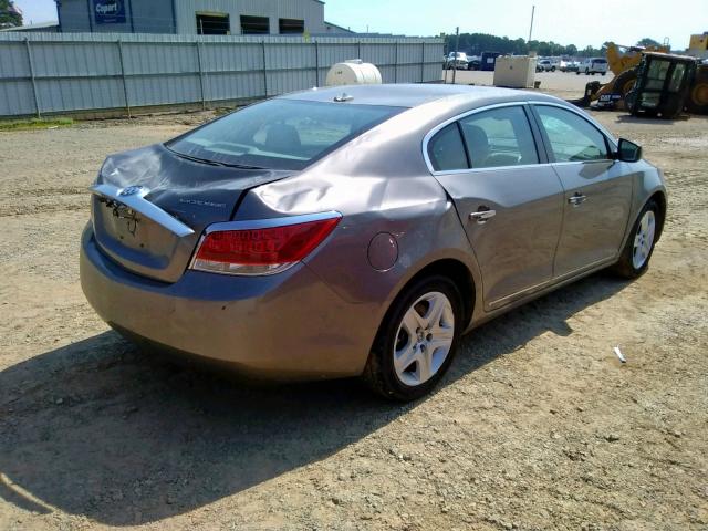 1G4GB5EG7AF319109 - 2010 BUICK LACROSSE C BROWN photo 4