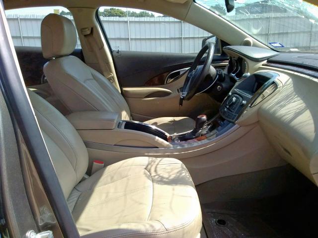 1G4GB5EG7AF319109 - 2010 BUICK LACROSSE C BROWN photo 5