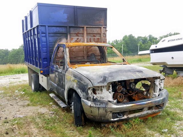 1FDAF57F02ED14856 - 2002 FORD F550 SUPER BLUE photo 1