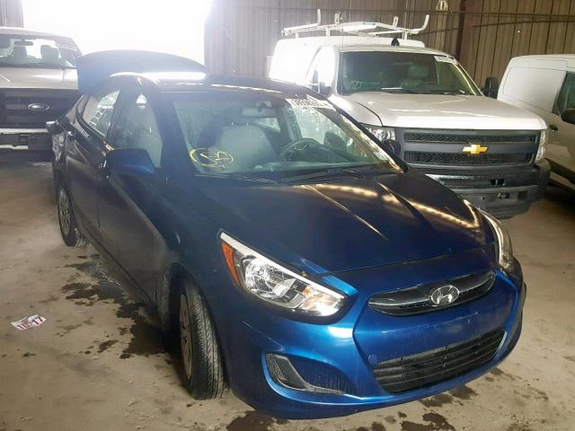 KMHCT4AE7GU051273 - 2016 HYUNDAI ACCENT SE BLUE photo 1