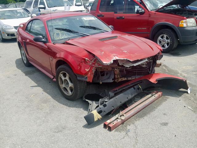 1FAFP40462F187539 - 2002 FORD MUSTANG RED photo 1
