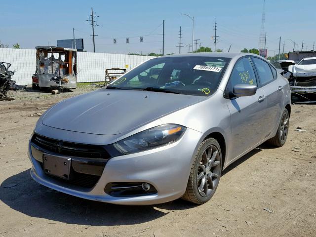 1C3CDFBB7FD301146 - 2015 DODGE DART SXT GRAY photo 2