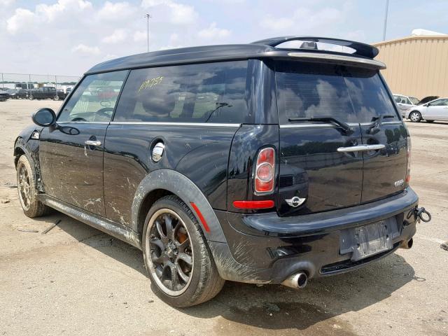 WMWZG3C50BTY31301 - 2011 MINI COOPER S C BLACK photo 3