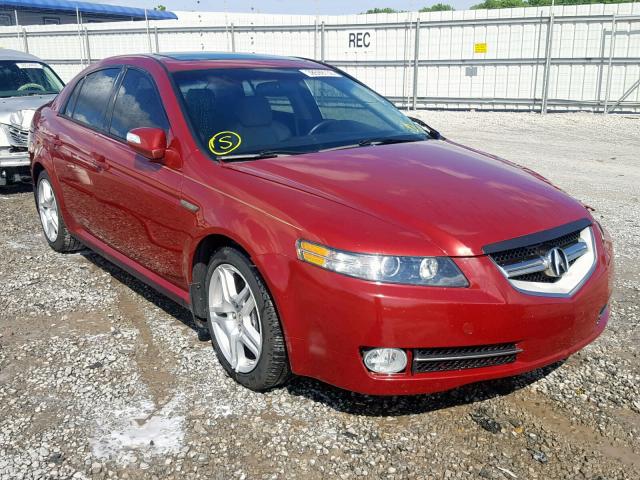 19UUA76527A045246 - 2007 ACURA TL TYPE S RED photo 1