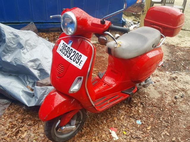 ZAPC386BX65001890 - 2006 VESPA LX 50 RED photo 2