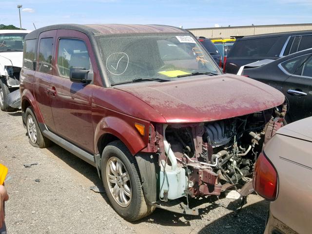 5J6YH28778L002051 - 2008 HONDA ELEMENT EX RED photo 1