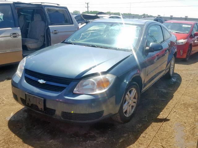 1G1AL15F977391335 - 2007 CHEVROLET COBALT LT BLUE photo 2