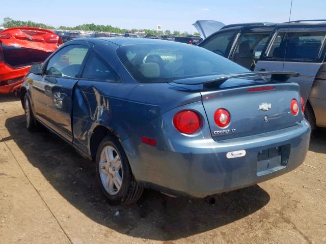 1G1AL15F977391335 - 2007 CHEVROLET COBALT LT BLUE photo 3