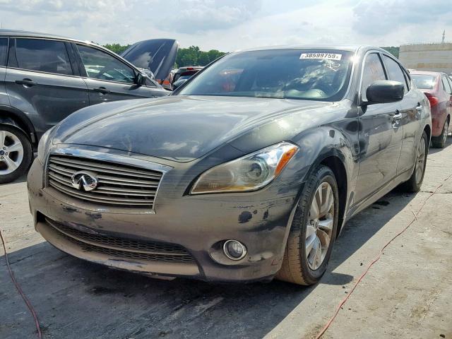 JN1BY1AP7BM322264 - 2011 INFINITI M37 GRAY photo 2