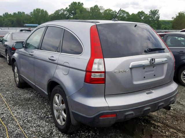 JHLRE48717C111945 - 2007 HONDA CR-V EXL GRAY photo 3