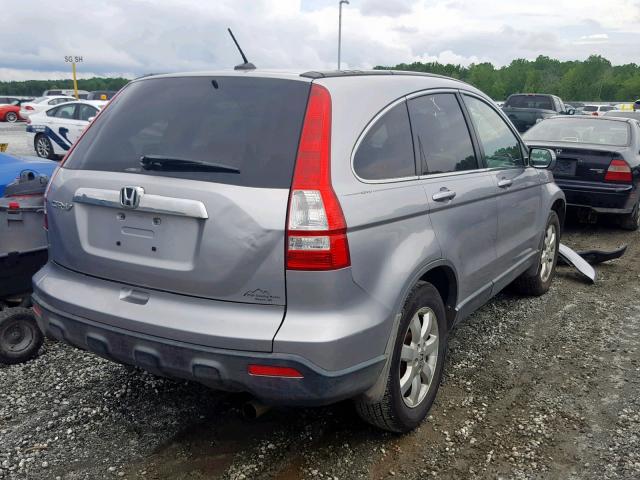 JHLRE48717C111945 - 2007 HONDA CR-V EXL GRAY photo 4